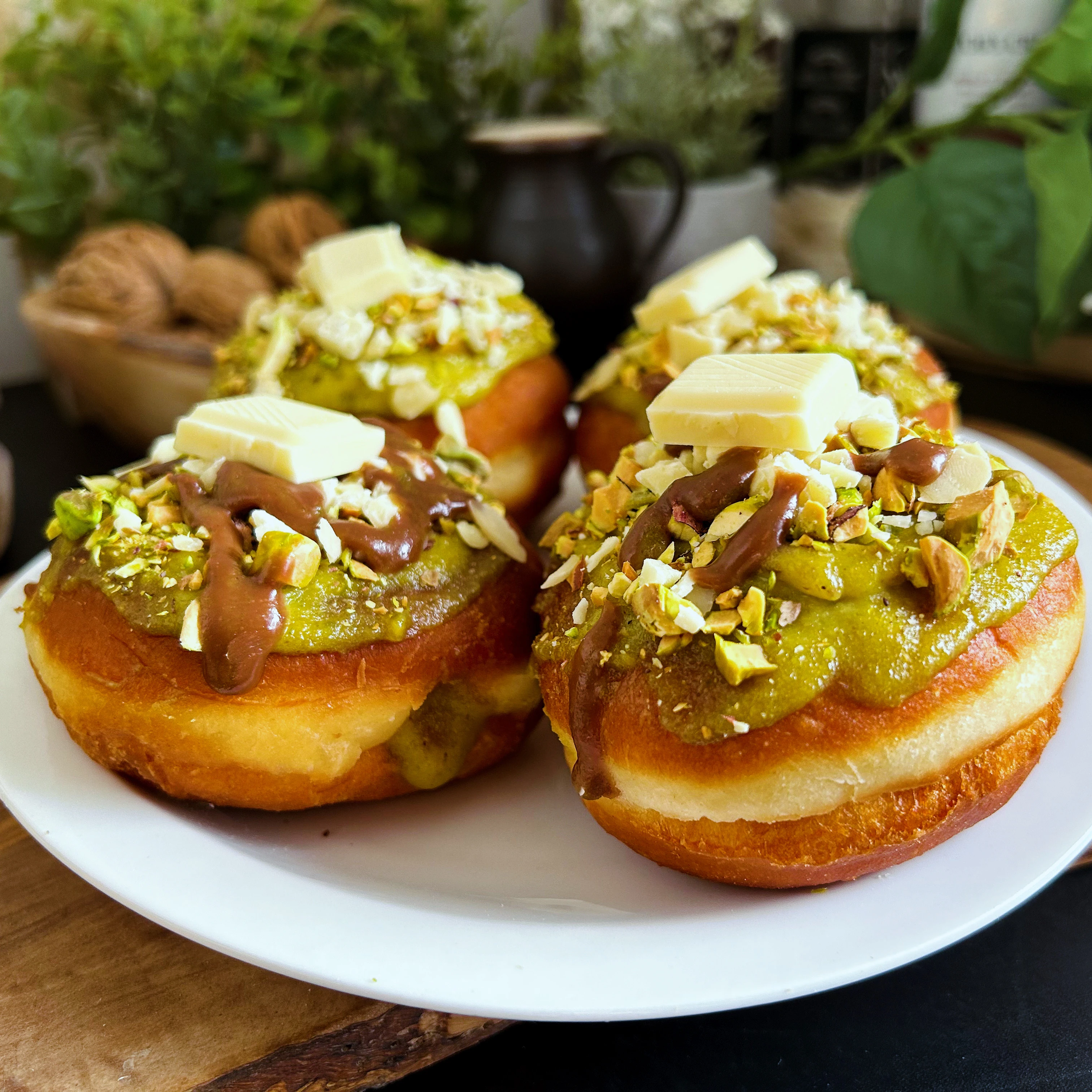 Pączki z pistacjami